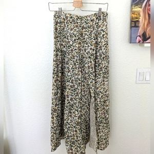 Rylee + Cru Women's Tiered Maxi Skirt with Slit